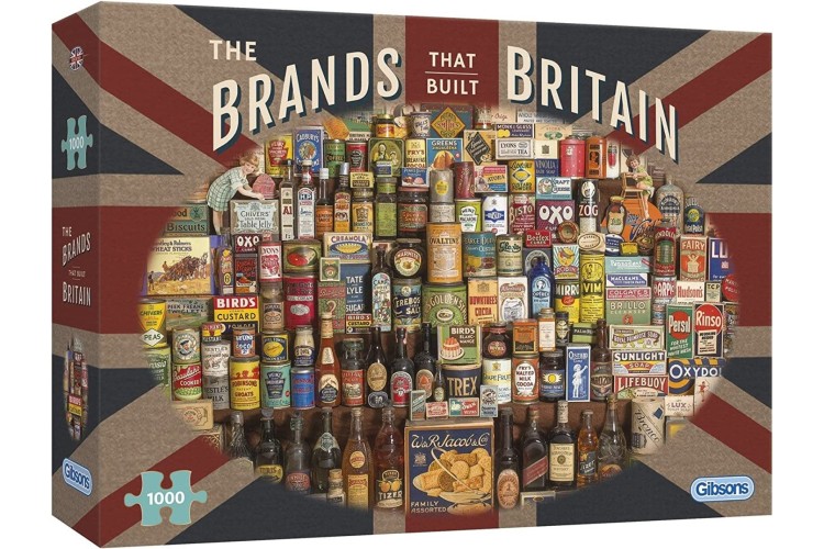 Gibsons The Brands that Built Britain 1000 pieces Jigsaw puzzle 