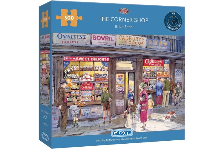 Gibsons THE CORNER SHOP 500 piece Jigsaw puzzle 