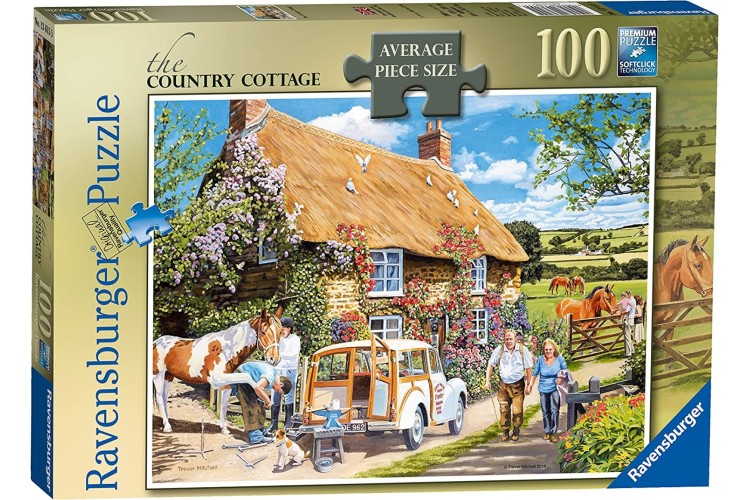 Ravensburger The Country Cottage 100 piece jigsaw puzzle 