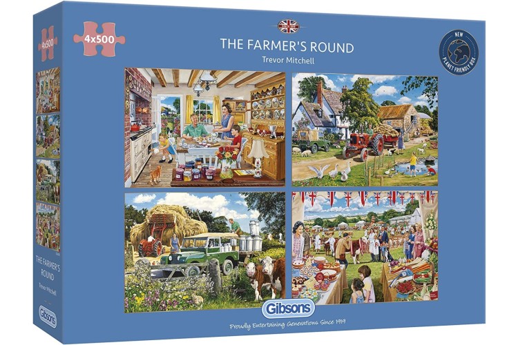 Gibsons THE FARMER'S ROUND 4 X 500PC