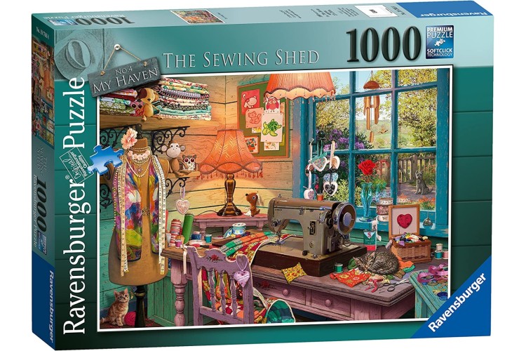 Ravensburger The Sewing Shed Haven No.4 1000 Jigsaw Puzzle 