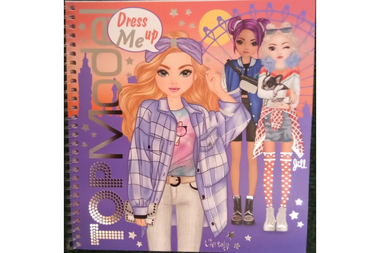 Top Model Dress me up sticker book 12446_A