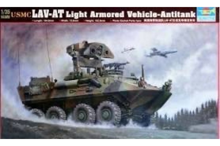 Trumpeter LAV-AT light armoured vehicle anti tank model kit 