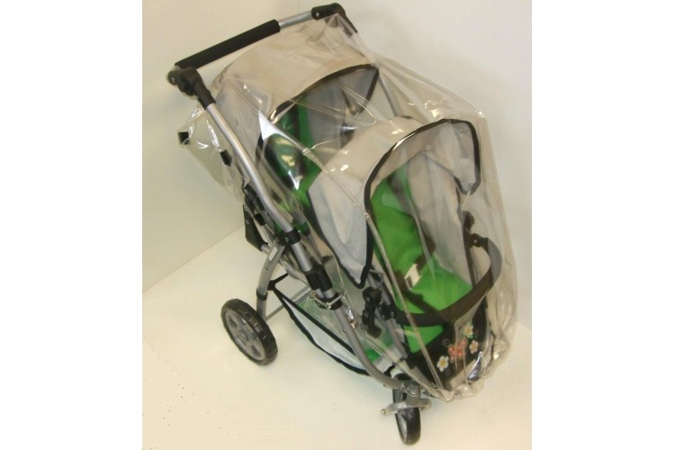Vario Twin Tandem Dolls Pram Raincover 