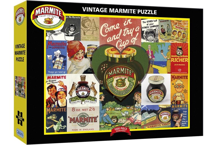 Gibsons VINTAGE MARMITE 1000 pieces Jigsaw Puzzle 