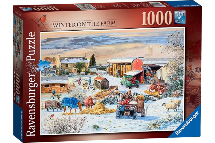 Ravensburger Winter on the Farm 1000 Jigsaw puzzle