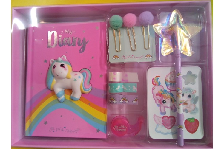 Top model Unicorn Diary Set