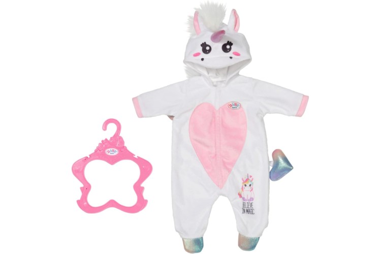 Zapf Baby Born Unicorn Onesie outfit 