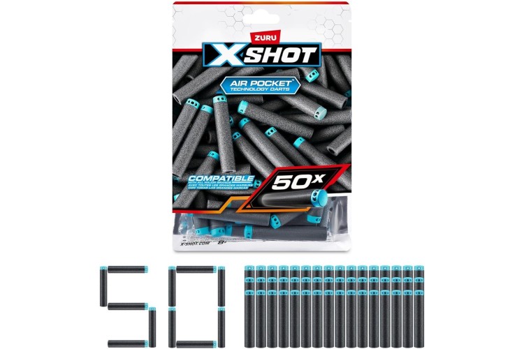 Zuru X Shot x50 Refill foam darts pack 